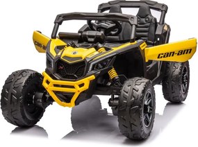 LEAN CARS Elektrická bugina Can-am DK-CA003 žltá