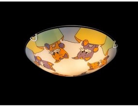 Globo 40606 - Detské stropné svietidlo KIDDY 2xE27ILLU/60W/230V