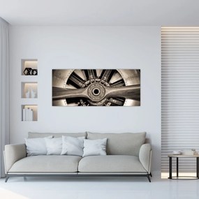 Obraz - Letecká vrtuľa (120x50 cm)