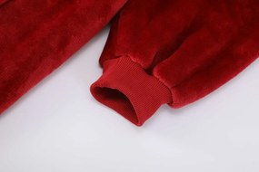 Deka s rukávmi HOODIE bordová