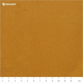 Žltá zamatová rozkladacia rohová pohovka (ľavý roh) Lofty Lilly – Miuform