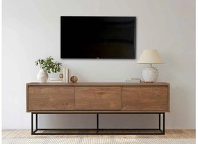 Dizajnový TV stolík Balwina 140 cm vzor orech