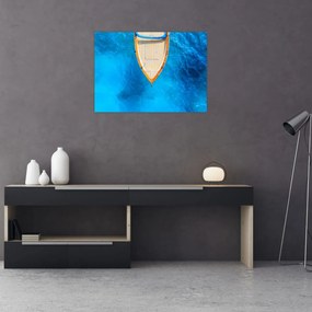 Sklenený obraz - Letná loď (70x50 cm)