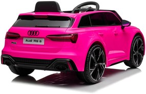 Elektrické autíčko Audi RS 6 ružové