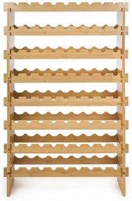 G21 Bambusový stojan na víno, 72 fliaš