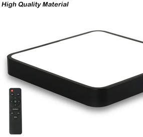 Brilagi -LED Stmievateľné svietidlo POOL SQUARE LED/36W/230V 3000-6000K 40x40 cm čierna+DO