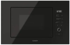 Vstavaná mikrovlnná rúra s grilom Candy čierna MICG20GDFB, 1 ks