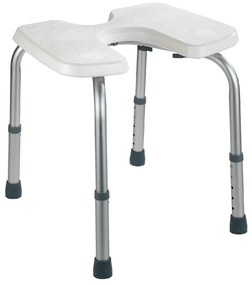 Stolička do sprchy Wenko Hygienic Stool White, 53 × 46 cm