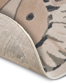 Hanse Home, Detský koberček Adventures 105966 Cream Grey kruh, 100x100 (priemer) kruh, šedá, detská izba