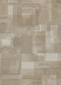 Koberce Breno Metrážny koberec FOLK 30, šíře role 400 cm, béžová, viacfarebná