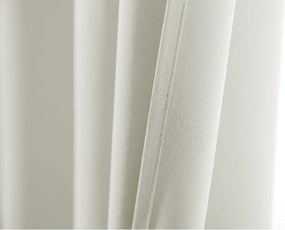 2x Bielo-krémový záves OXFORD 140x250 cm