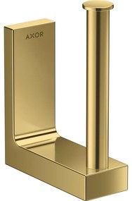 AXOR Universal Rectangular držiak náhradného toaletného papiera, leštený vzhľad zlata, 42654990