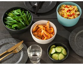 Potravinové škatuľky v súprave 3 ks Nordic black – Mepal