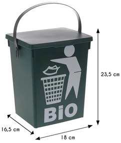 Odpadkový kôš Bio 5L