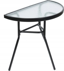 JU Balkónový stôl 70 x 41 x 64 cm (v), podstavec v čiernej farbe
