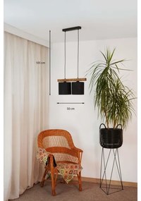 Brilagi - Luster na lanku FOREST 2xE27/15W/230V borovica/čierna