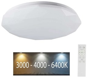 LED Stmievateľné stropné svietidlo LED/40W/230V 3000K/4000K/6500K + DO