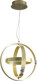 Závesné LED svietidlo Sirius, 3x LED 80w, 4000k, g