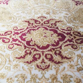 Koberec Exkluzívny Qum Silk 02 čevený