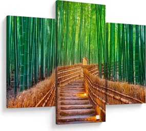 Obraz - Japonský bambusový les (90x60 cm)