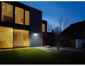 STEINEL 671006 - Solárny senzorový LED-reflektor XSolar L-S 0,5W/LED biela IP44