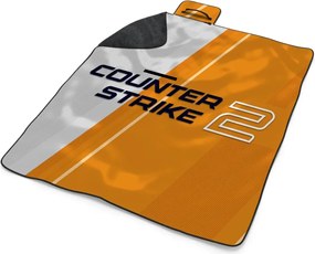 Sablio Plážová deka Counter Strike 2 Oranžová: 200x140 cm