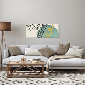 Obraz - Abstraktné listy N⁰1 (120x50 cm)