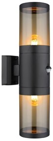 Globo 32014-2BS-Vonkajšie nástenné svietidlo so senzorom XELOO 2xE27/40W/230V IP44