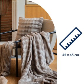 Dekoračný vankúš z mikroplyšu 45x45 cm Wave – Tiseco Home Studio