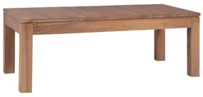 vidaXL Konferenčný stolík z teakového dreva prírodný vrch 110x60x40 cm-