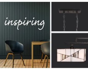 Vitráž minimalistický luster 3 tienidlá Prezent 216 vzor 15