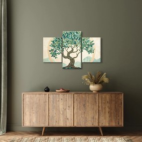 Obraz – Elegantná mozaika so stromom (90x60 cm)