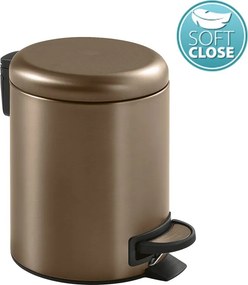 Gedy Gedy, POTTY odpadkový koš 3l, Soft Close, medená matná, 320982