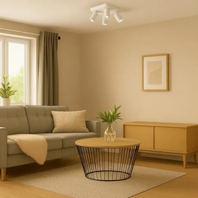 Rabalux 73088 - Bodové svietidlo YORLI 4xGU10/7W/230V biele