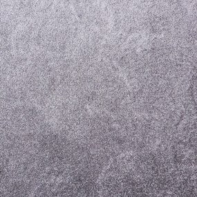 AladinWorld Expres, Metrážny koberec Velur Ultra strieborný, na mieru, šíře 4m, šedá, filc, kancelária