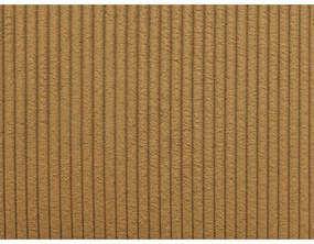 Menčestrový modul pohovky (pravý roh) v horčicovej farbe Nihad modular – Bobochic Paris