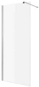 Invena Walk-In, sprchová zástena 90X200cm, 8mm číre sklo, chrómový profil, INV-AK-32-196-O