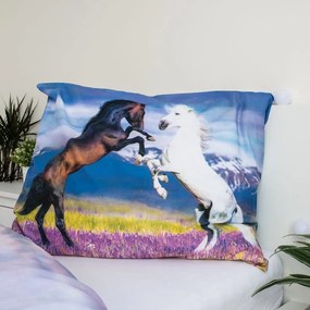 Jerry Fabrics Bavlnené obliečky 140x200 + 70x90 cm - Kôň "Meadow"