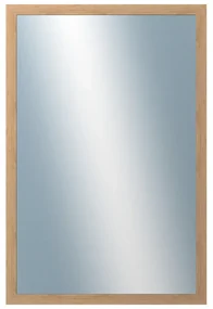 DANTIK - Zrkadlo v rámu, rozmer s rámom 40x60 cm z lišty KASSETTE dub (2863)