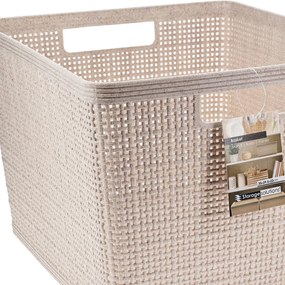 Úložný kôš Beige1, 35x22x29 cm