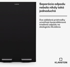 Klarstein EcoVista, odpadkový kôš s kompostérom, 60 l + 3 l/kôš + kompostér, Soft-Close