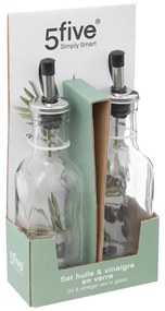 Sklenená fľaša na olej/ocot Twin 160 ml sada 2ks