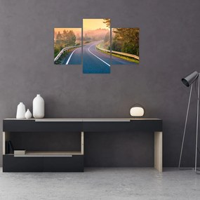 Obraz - Cesta pri východe slnka (90x60 cm)