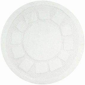 Kúpeľňový koberček Ocean biely kruh