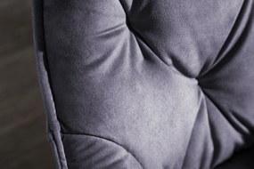 Stolička Milano grey velvet
