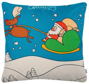4Home Vianočná obliečka na vankúšik Rudolph, 45 x 45 cm