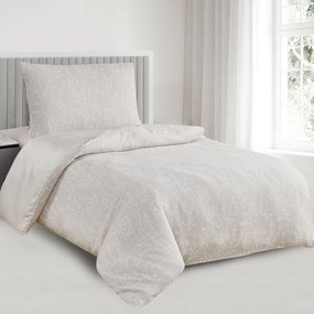 Žakárové obliečky Boston béžová, 140 x 200 cm, 70 x 90 cm