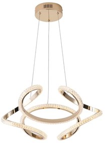 LED Luster na lanku LED/24W/230V 3000K 50x120 cm