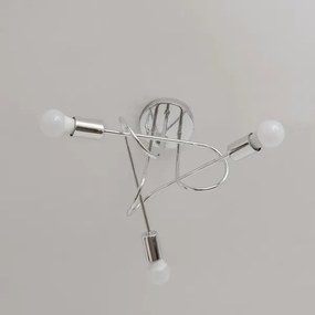 Prisadený luster OXFORD 3xE27/15W/230V lesklý chróm