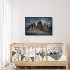 Obraz - Tri Zuby, Talianske Dolomity (90x60 cm)